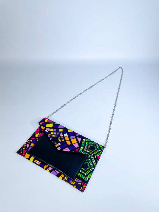 ONAOPE ANKARA PURSE WITH LEATHER