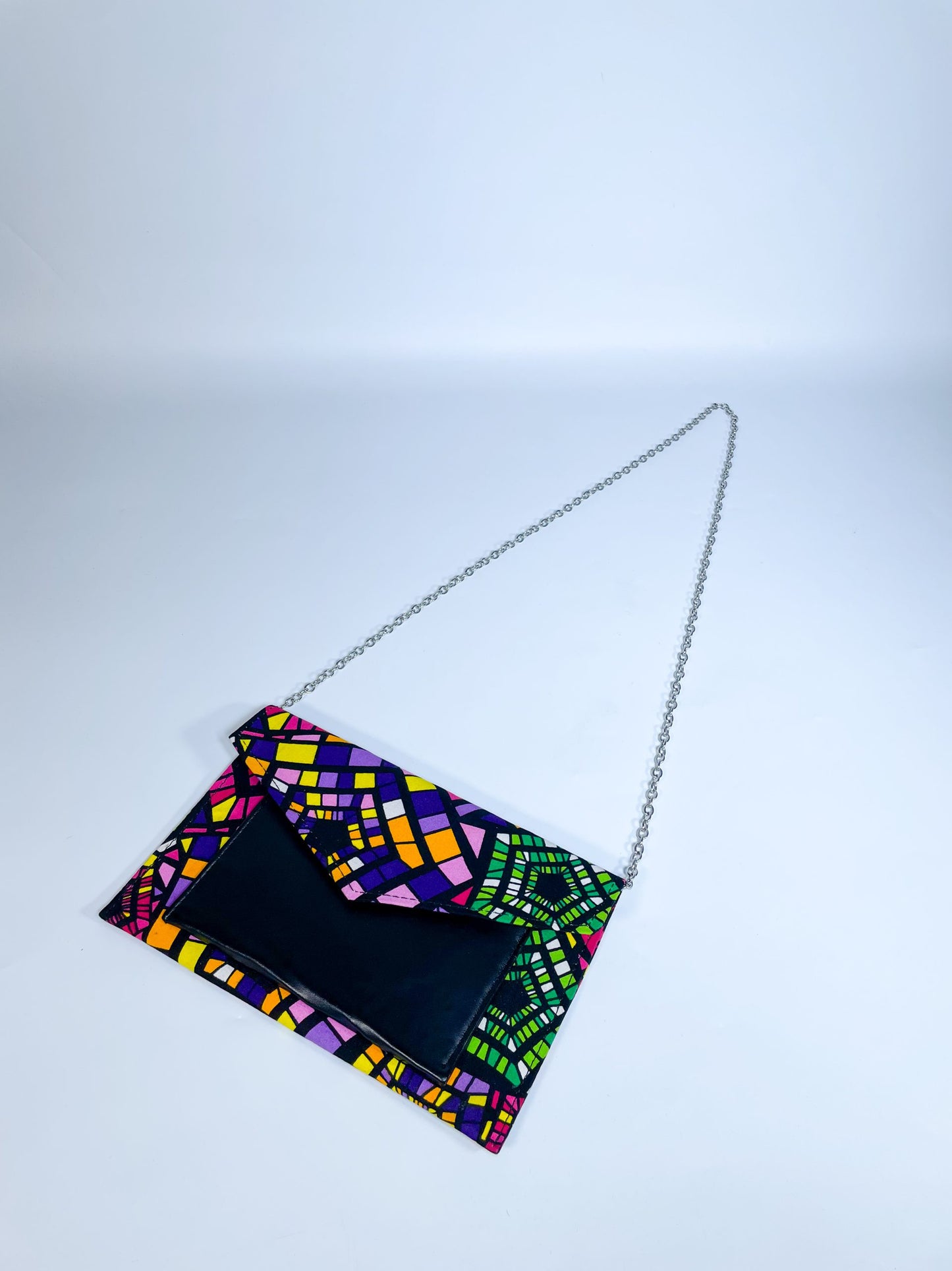 ONAOPE ANKARA PURSE WITH LEATHER
